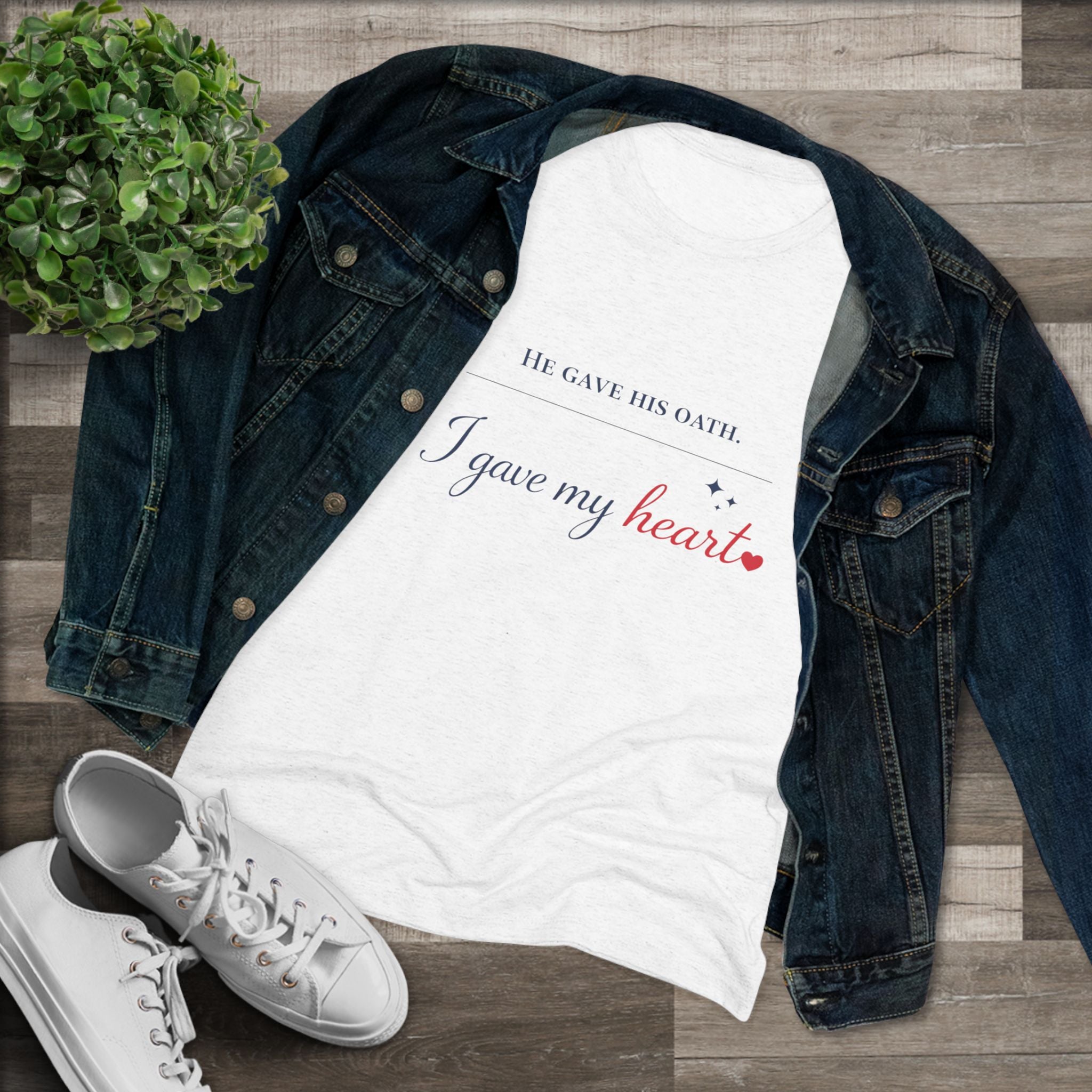 He Gave His Oath, I Gave My Heart- Women's Ultra Soft T-Shirt