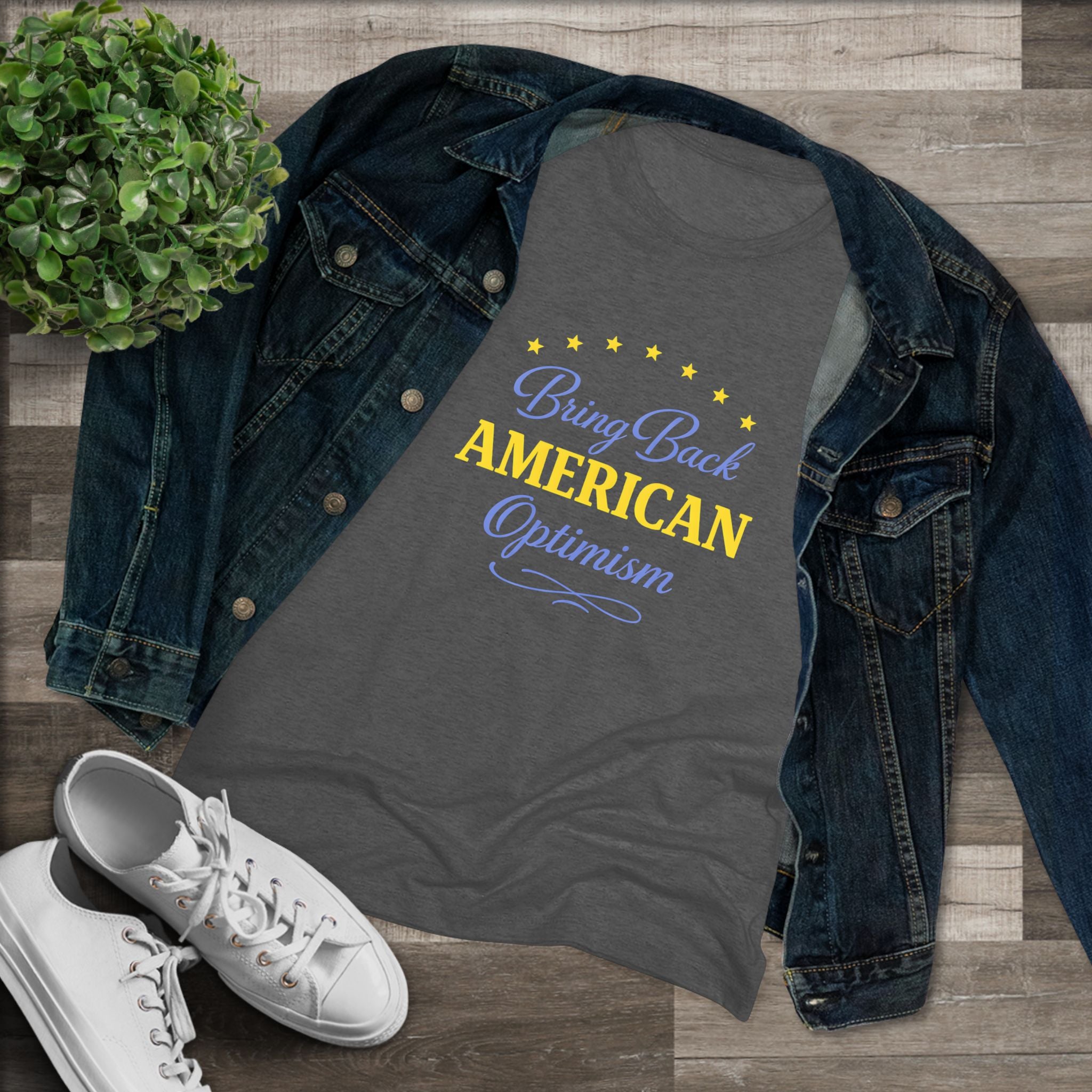Bring Back American Optimism- Super Soft Triblend Tee