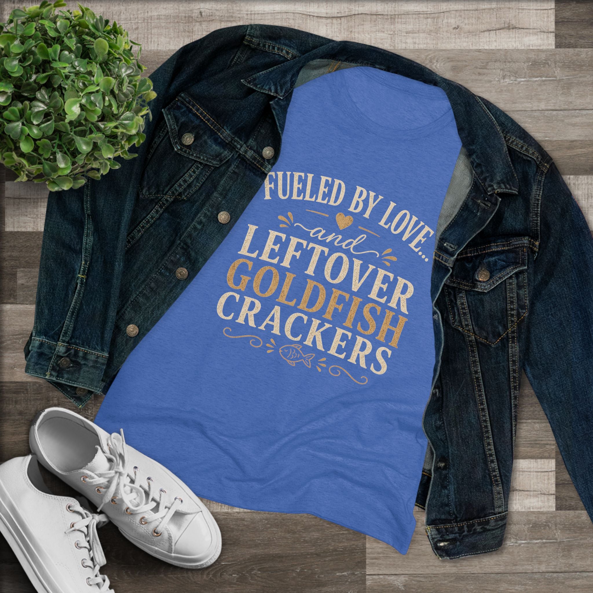 Fueled By Love & Goldfish- Super Soft Women's T-Shirt