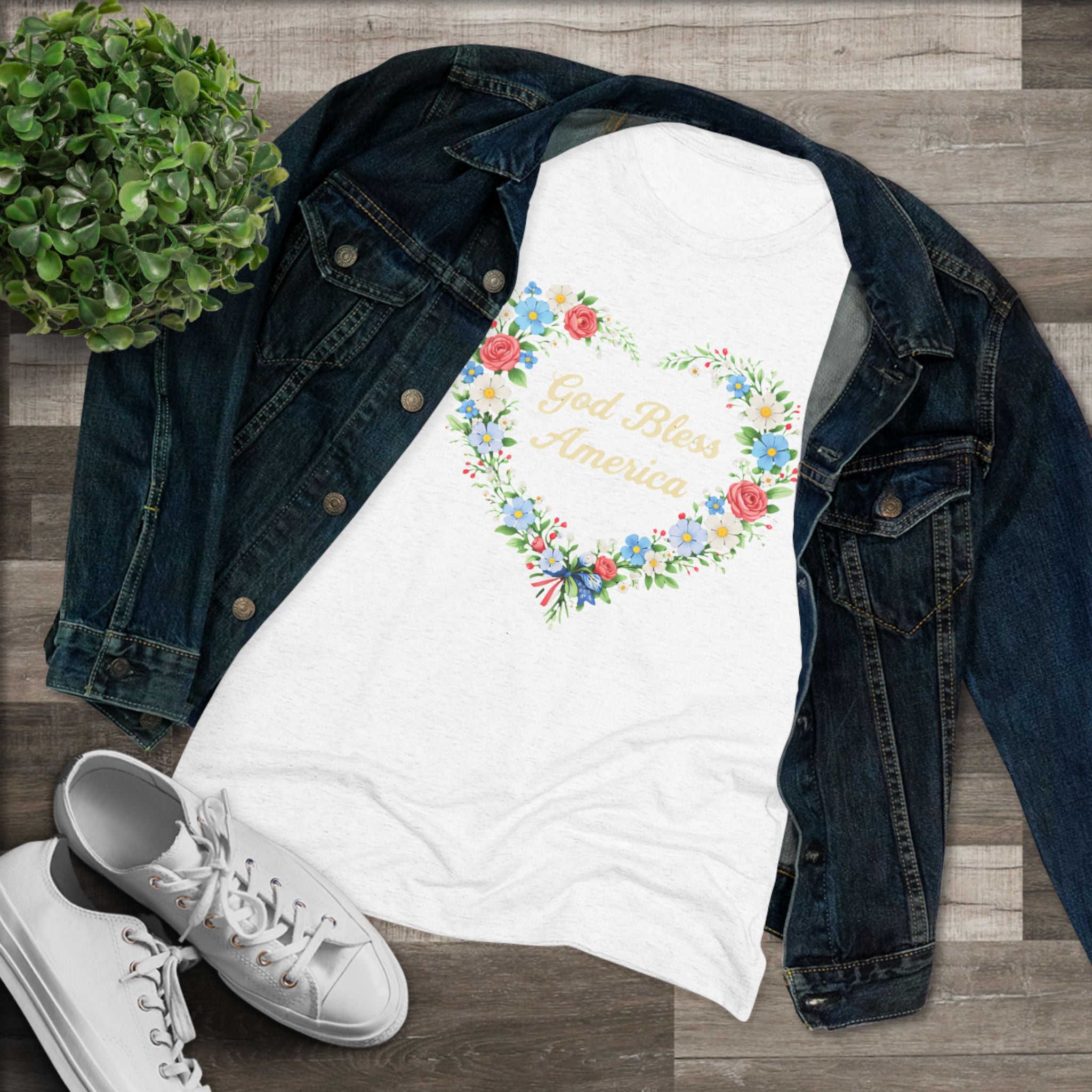 God Bless America- Women's Ultra Soft T-Shirt