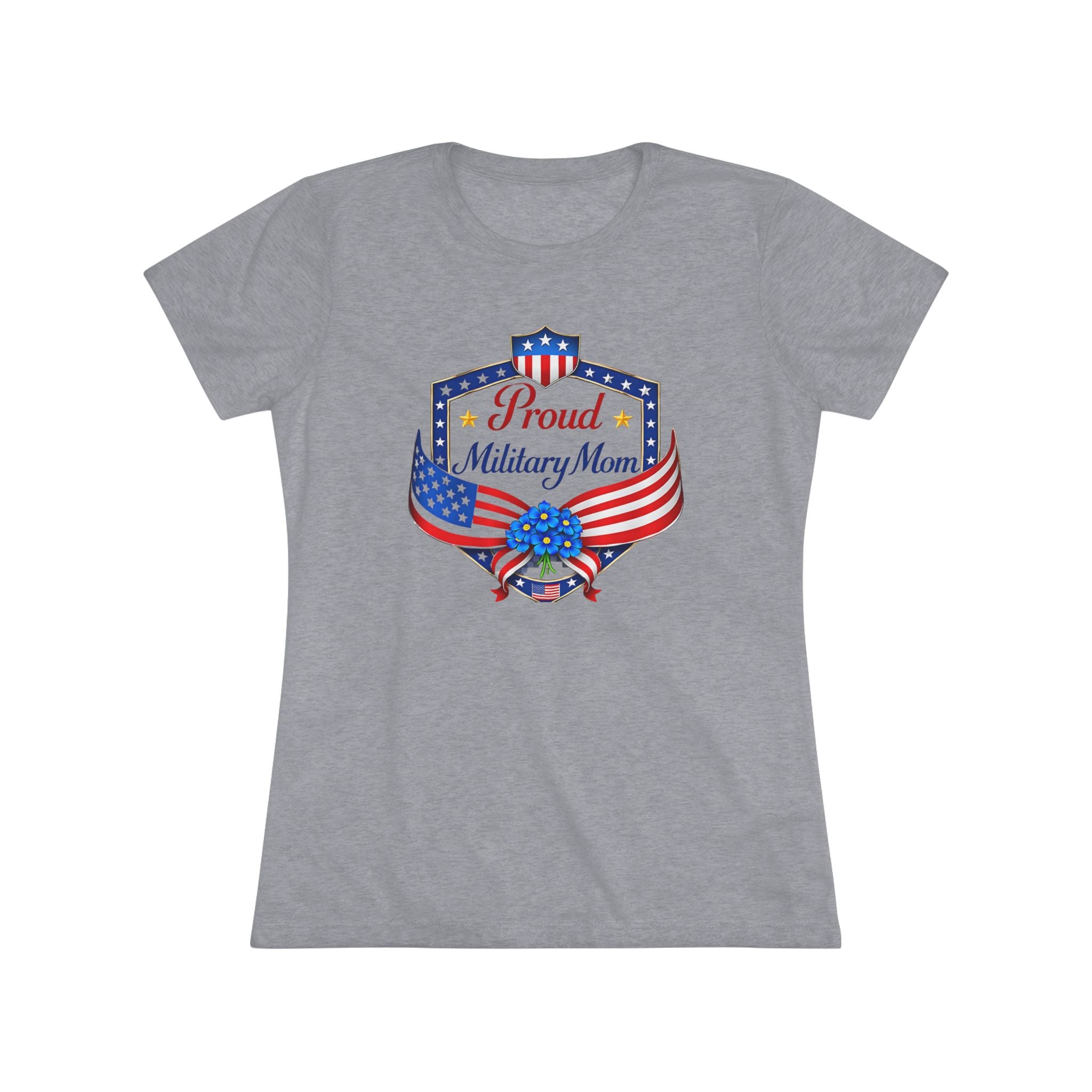 Proud Military Mom- Women's Ultra Soft T-Shirt