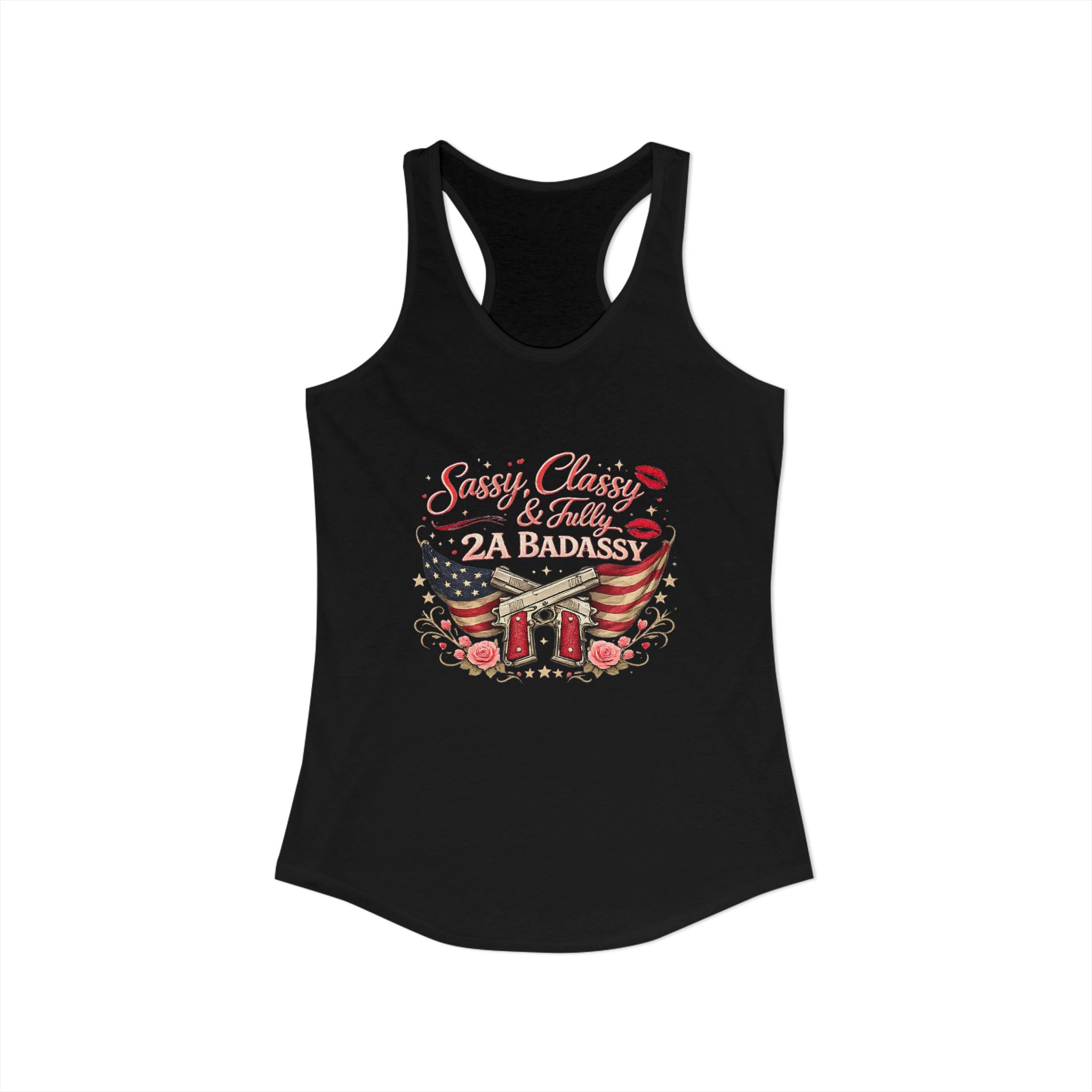 Sassy, Classy, 2A Badassy- Women's Super Soft Racerback Tank
