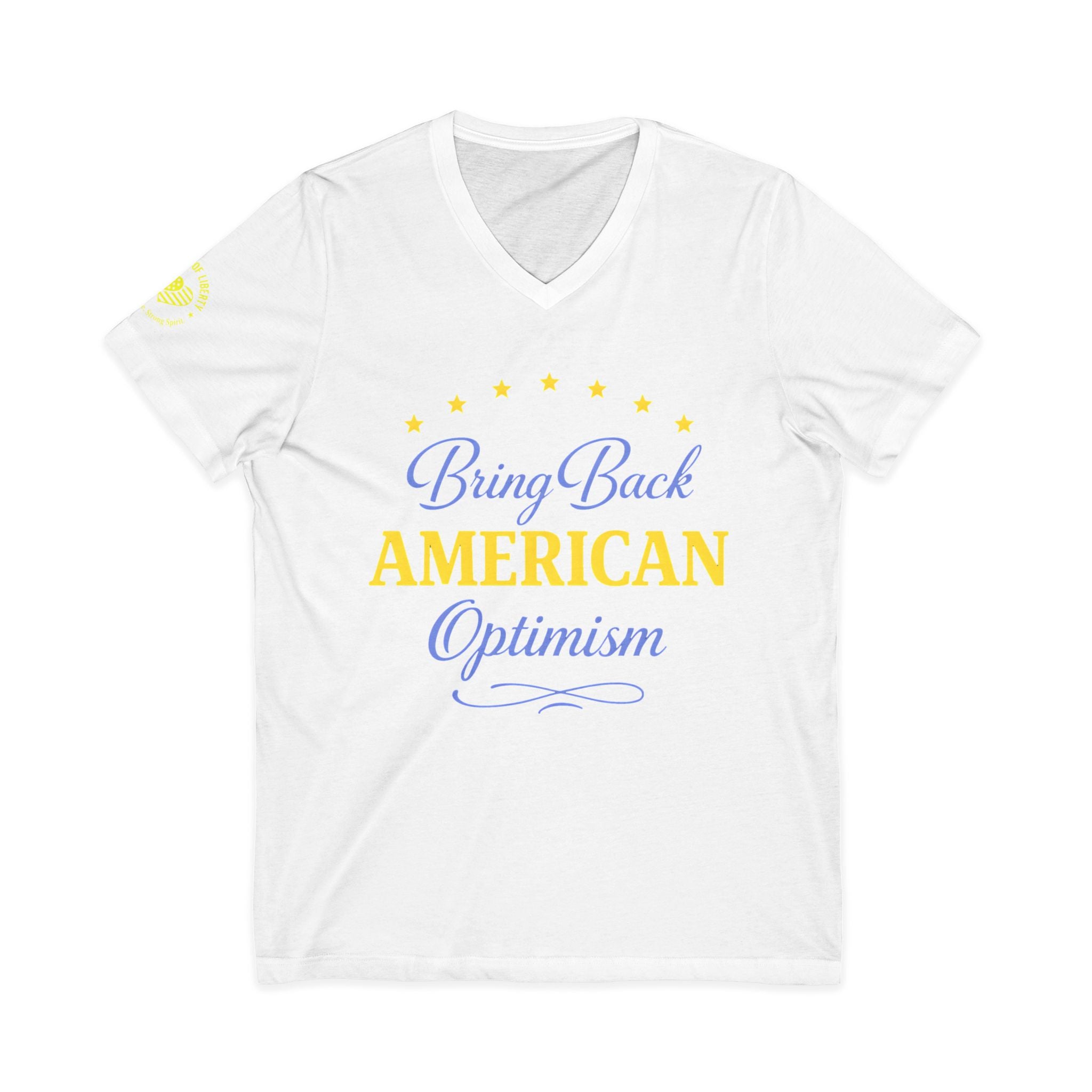 Bring Back American Optimism Unisex V-Neck T-Shirt
