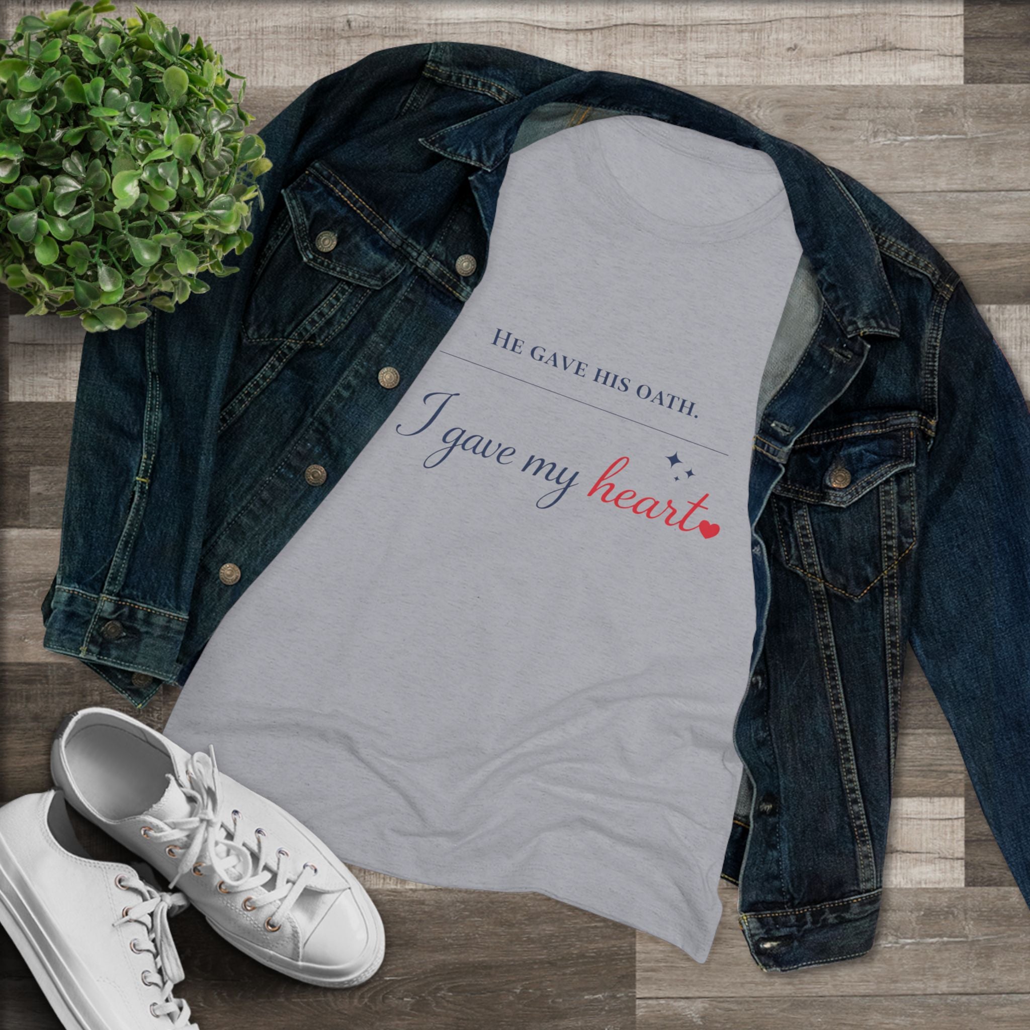 He Gave His Oath, I Gave My Heart- Women's Ultra Soft T-Shirt