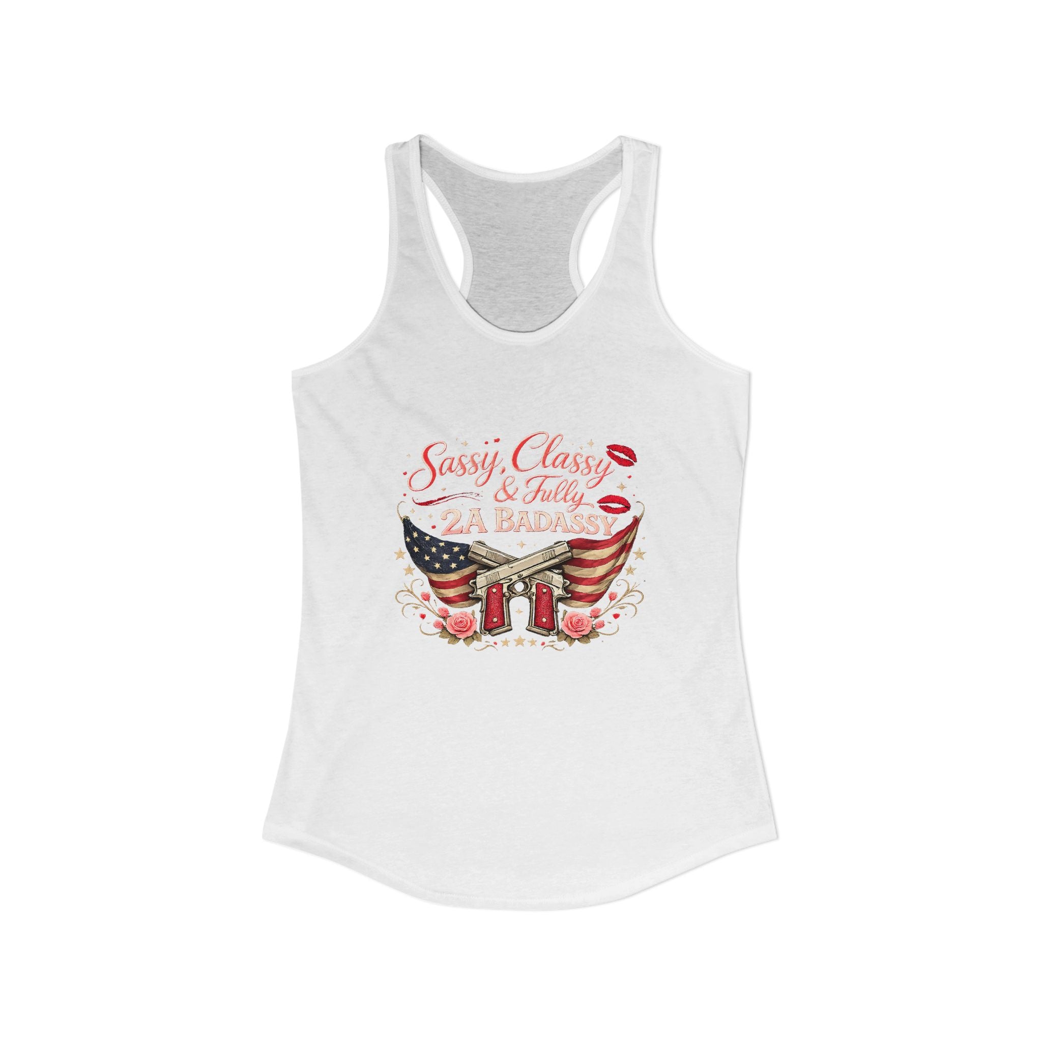 Sassy, Classy, 2A Badassy- Women's Super Soft Racerback Tank