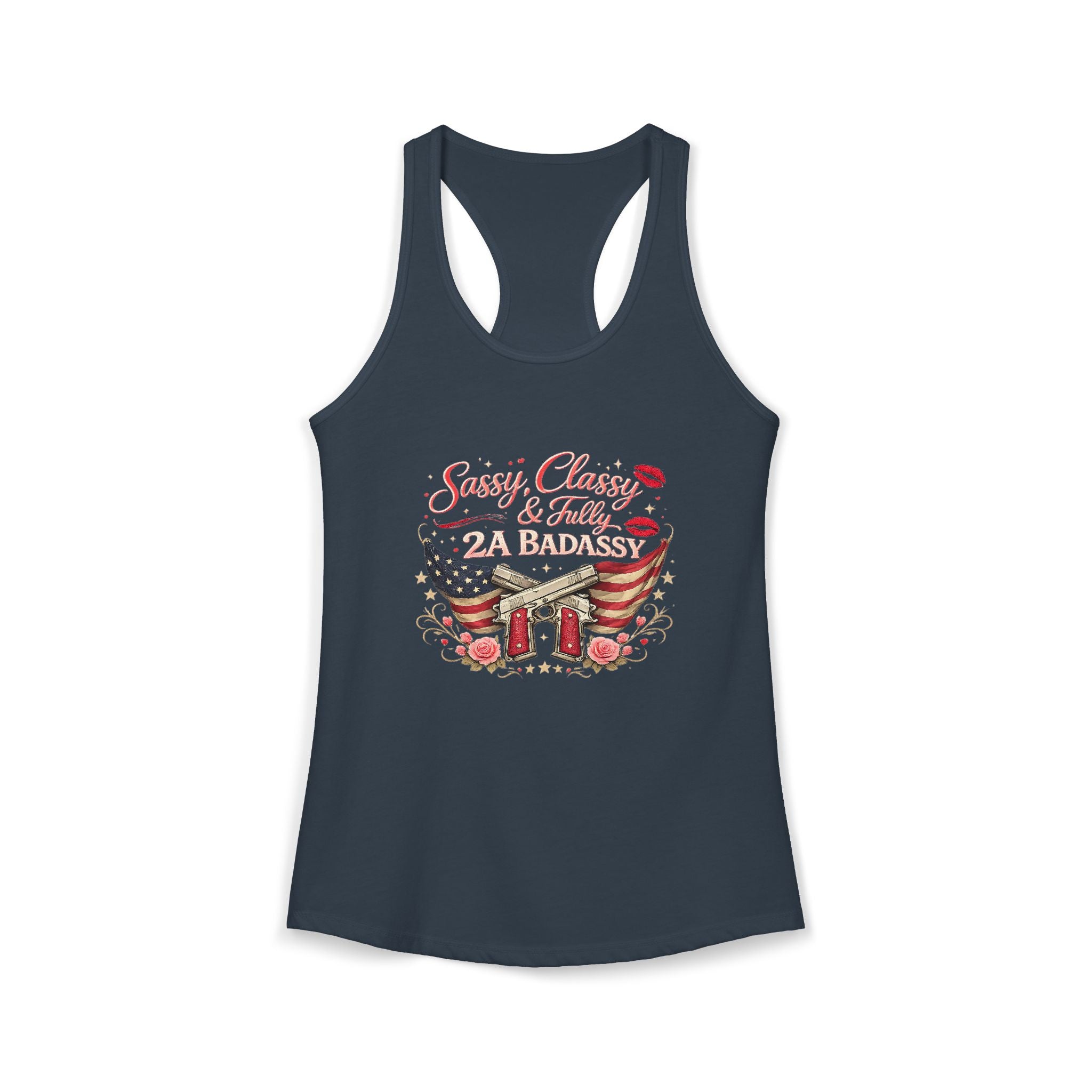 Sassy, Classy, 2A Badassy- Women's Super Soft Racerback Tank