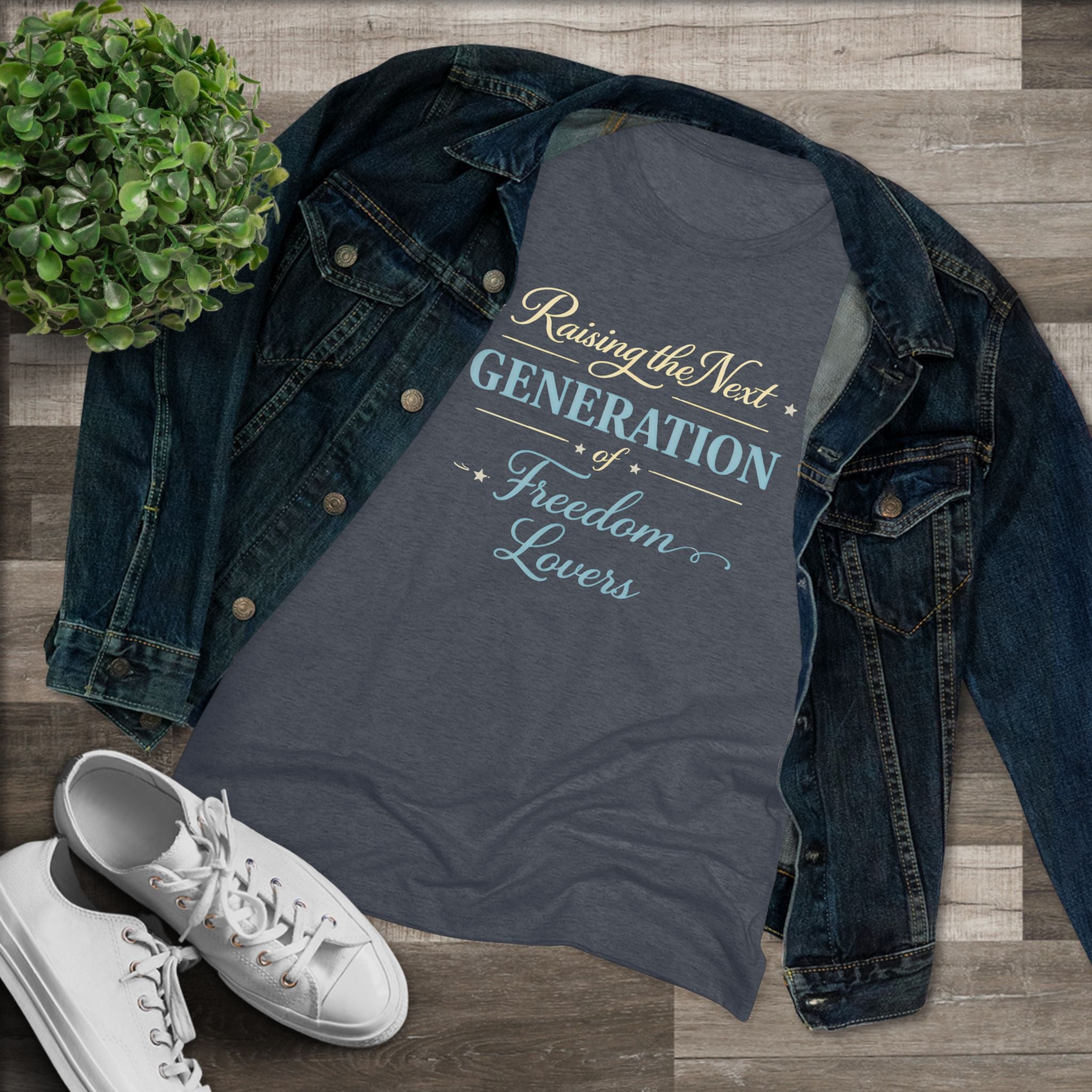 Raising the Next Generation of Freedom Lovers- Women's Super Soft T-Shirt