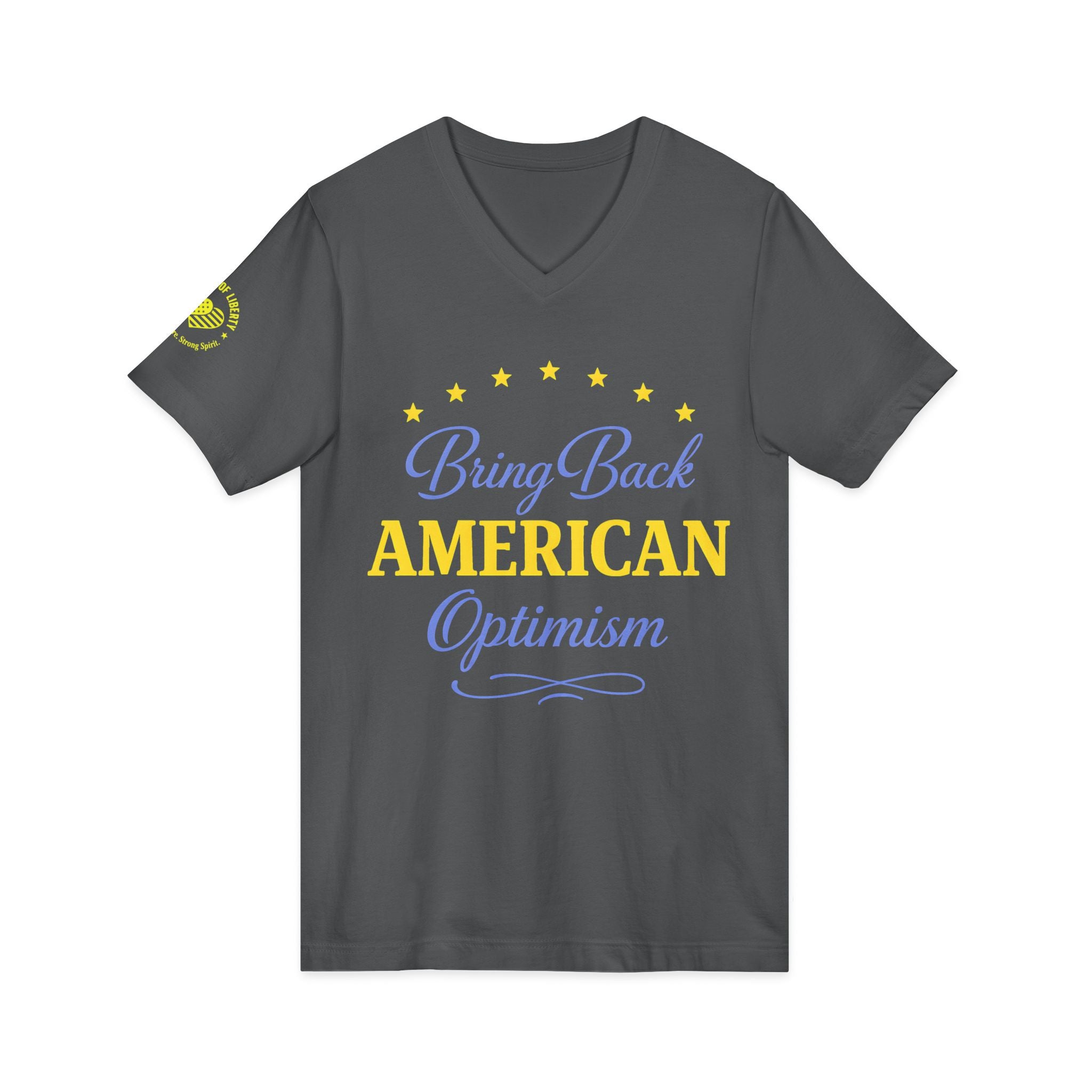 Bring Back American Optimism Unisex V-Neck T-Shirt