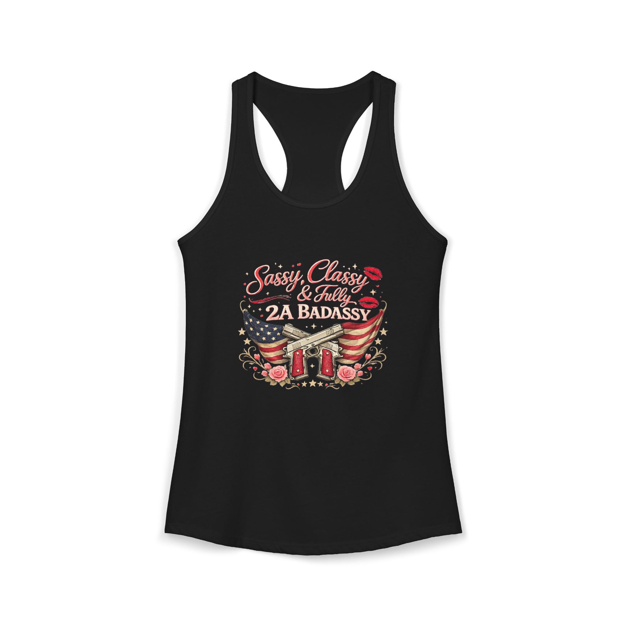 Sassy, Classy, 2A Badassy- Women's Super Soft Racerback Tank