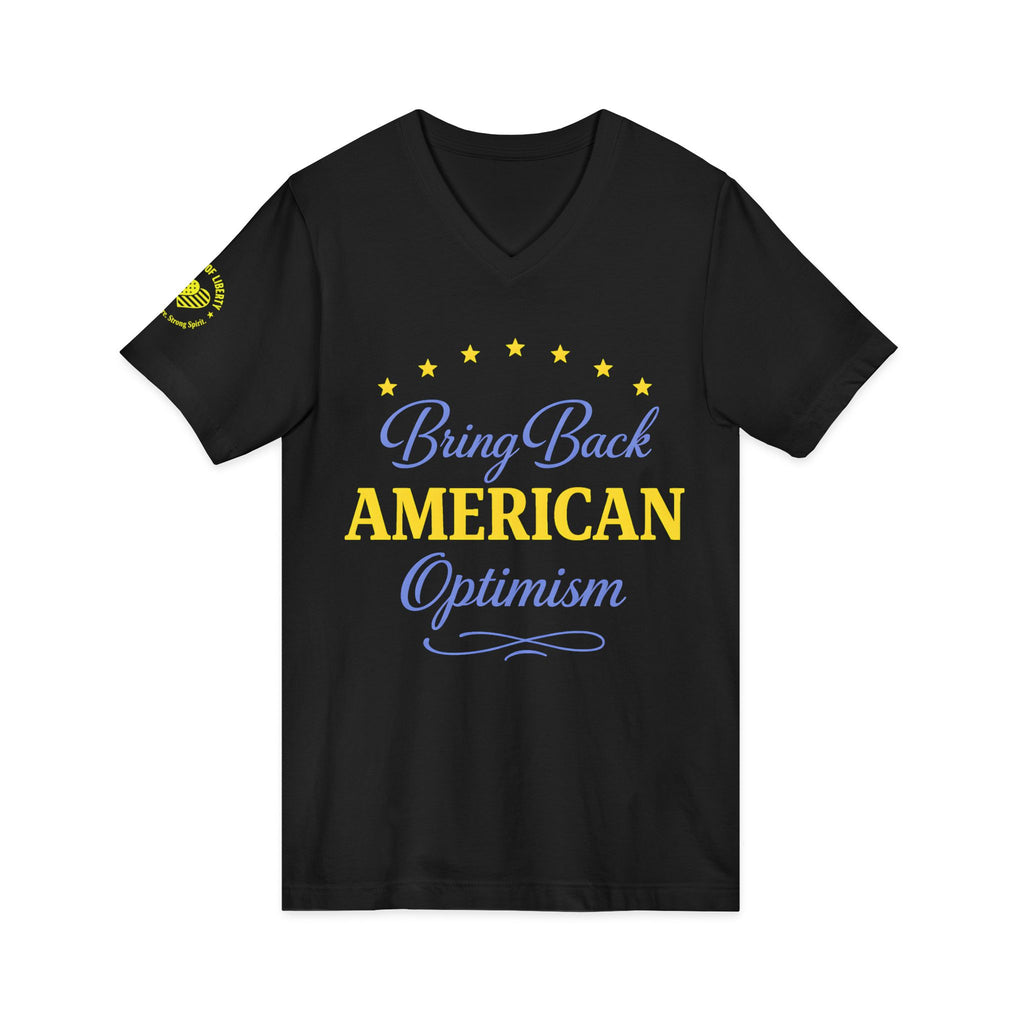 Bring Back American Optimism Unisex V-Neck T-Shirt