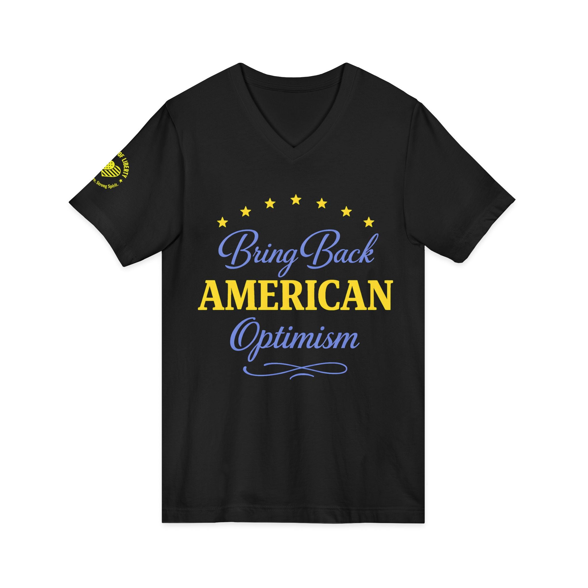 Bring Back American Optimism Unisex V-Neck T-Shirt