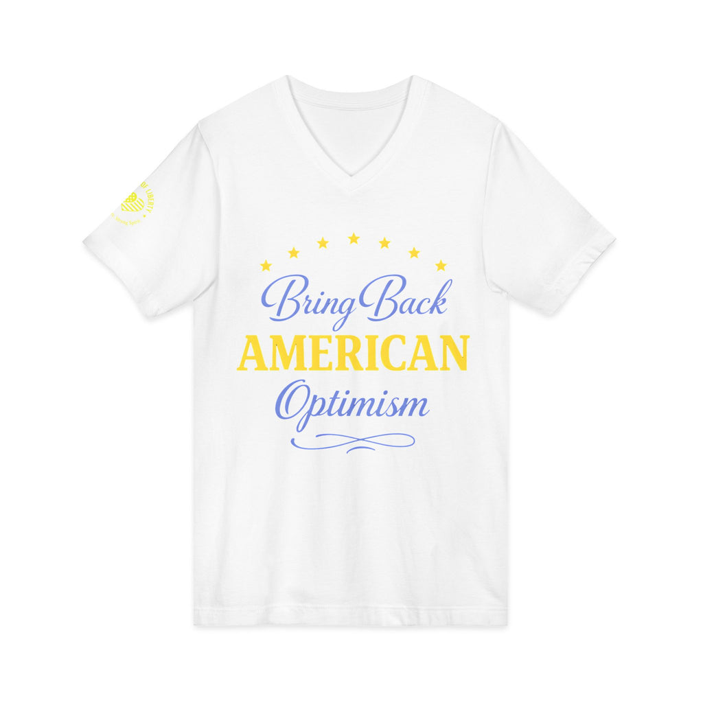 Bring Back American Optimism Unisex V-Neck T-Shirt
