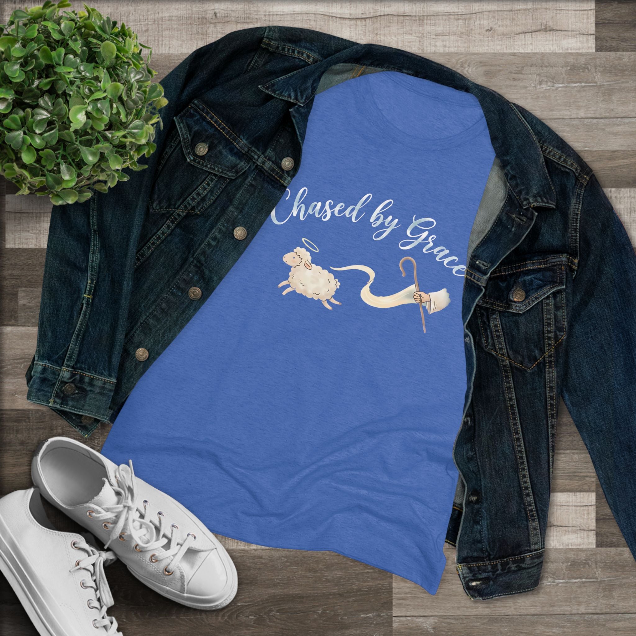 Chased By Grace- Super Soft Triblend