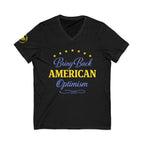 Bring Back American Optimism Unisex V-Neck T-Shirt