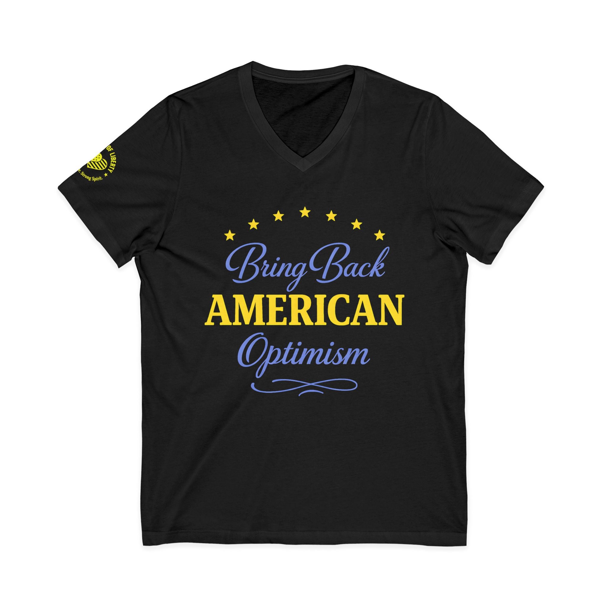 Bring Back American Optimism Unisex V-Neck T-Shirt