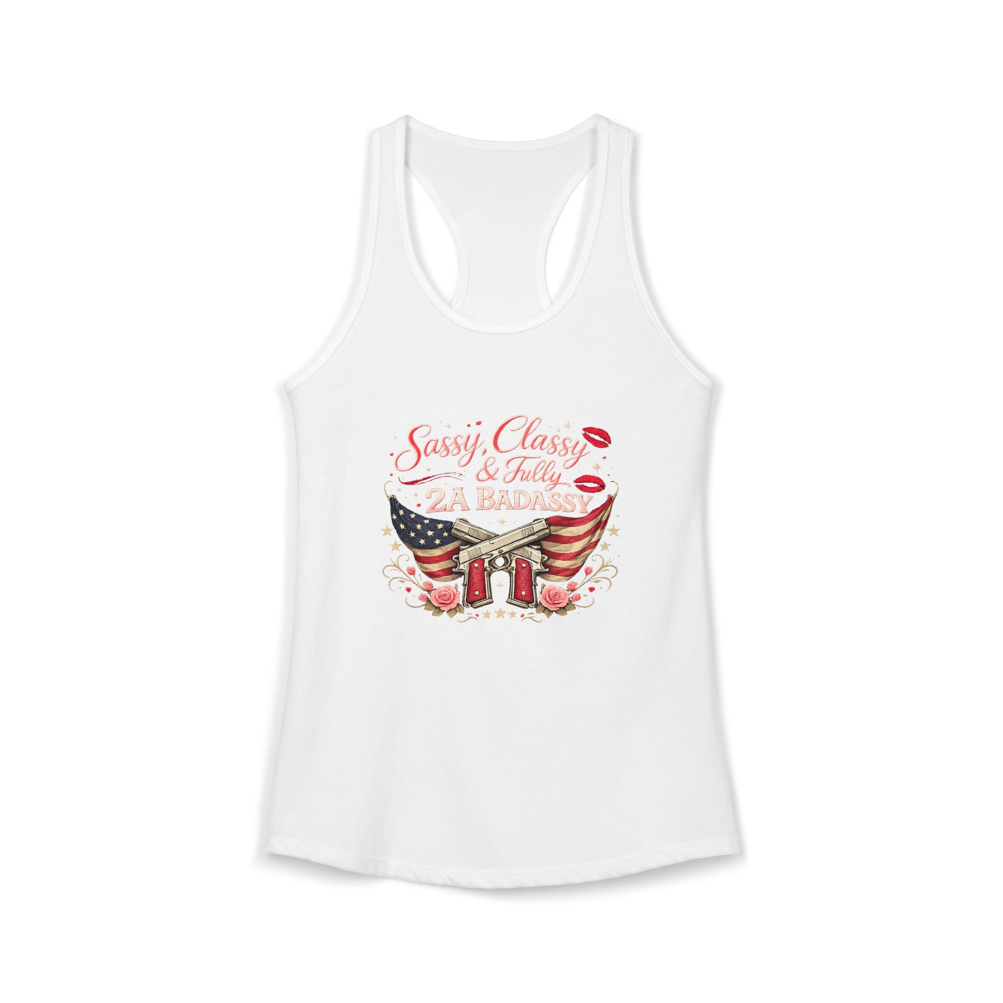 Sassy, Classy, 2A Badassy- Women's Super Soft Racerback Tank