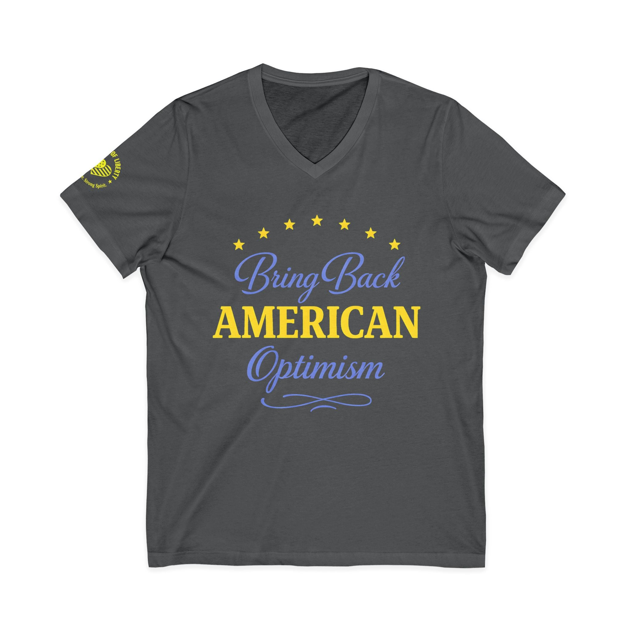 Bring Back American Optimism Unisex V-Neck T-Shirt