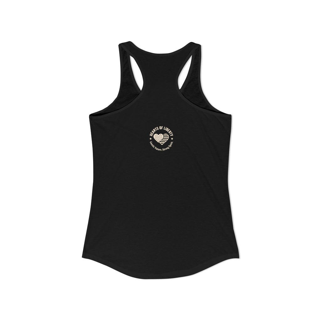Tiny Humans Big Attitude Women's Racerback Tank