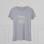 Everything is a Miracle When You Know.... Ultra Soft Women's T-Shirt