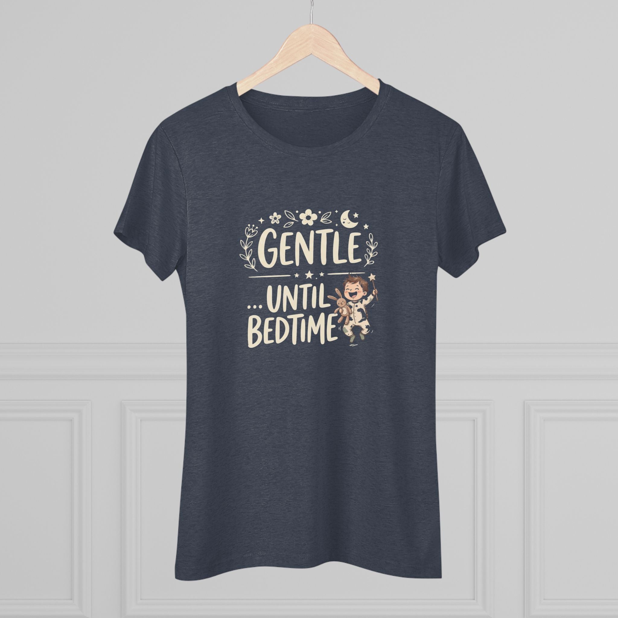 Gentle... Until Bedtime (Baby Boy)- Ultra Soft Women's T-Shirt