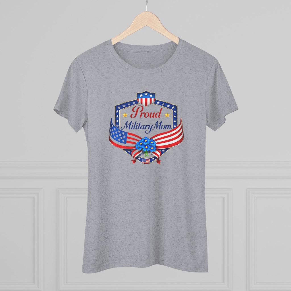 Proud Military Mom- Women's Ultra Soft T-Shirt