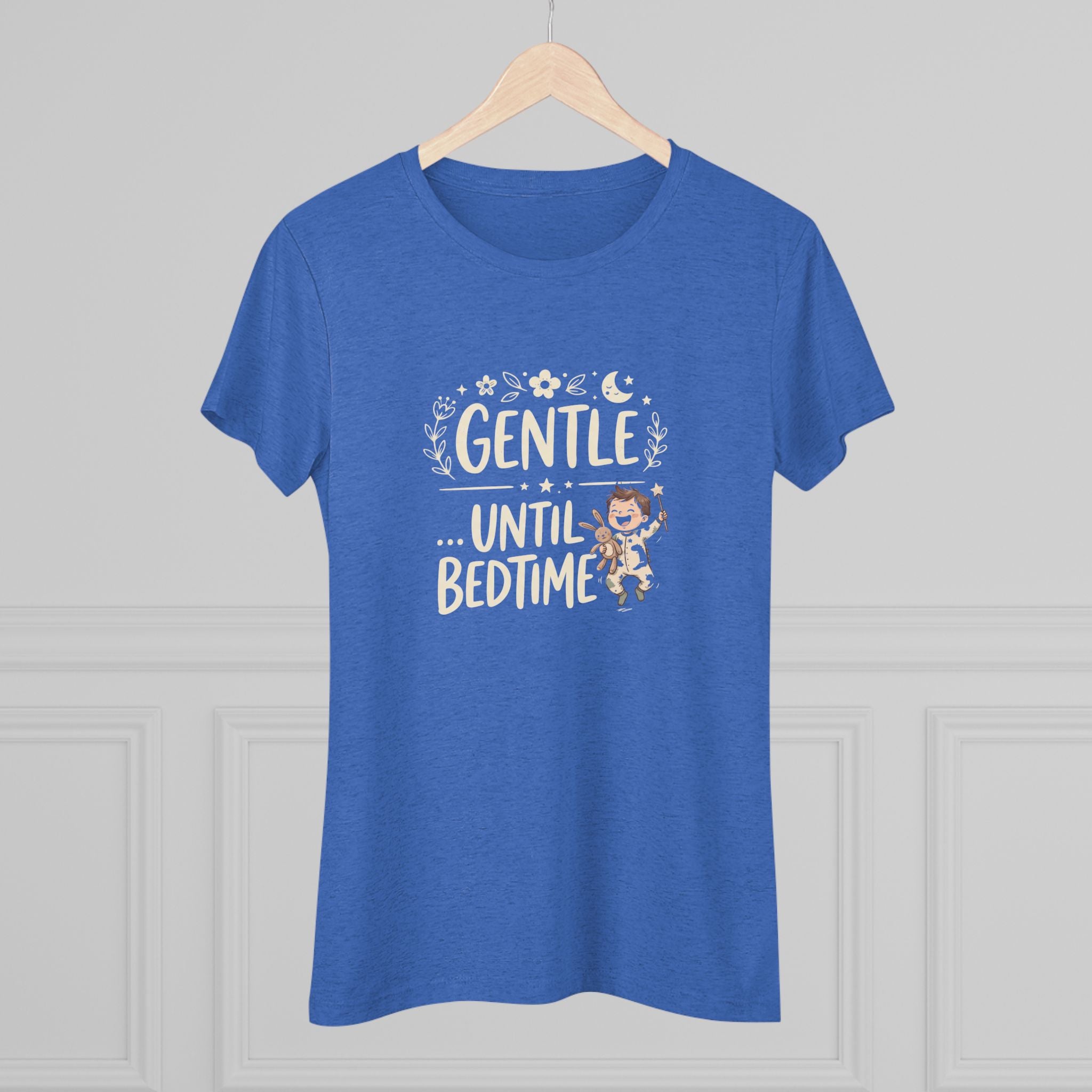 Gentle... Until Bedtime (Baby Boy)- Ultra Soft Women's T-Shirt