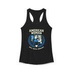 American Woman- Soft Women's Racerback Tank