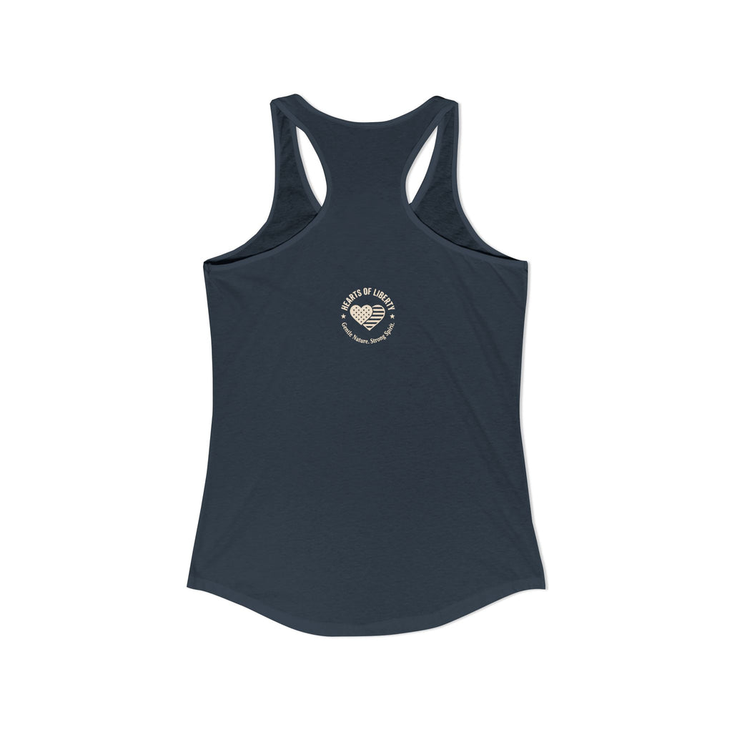 Tiny Humans Big Attitude Women's Racerback Tank