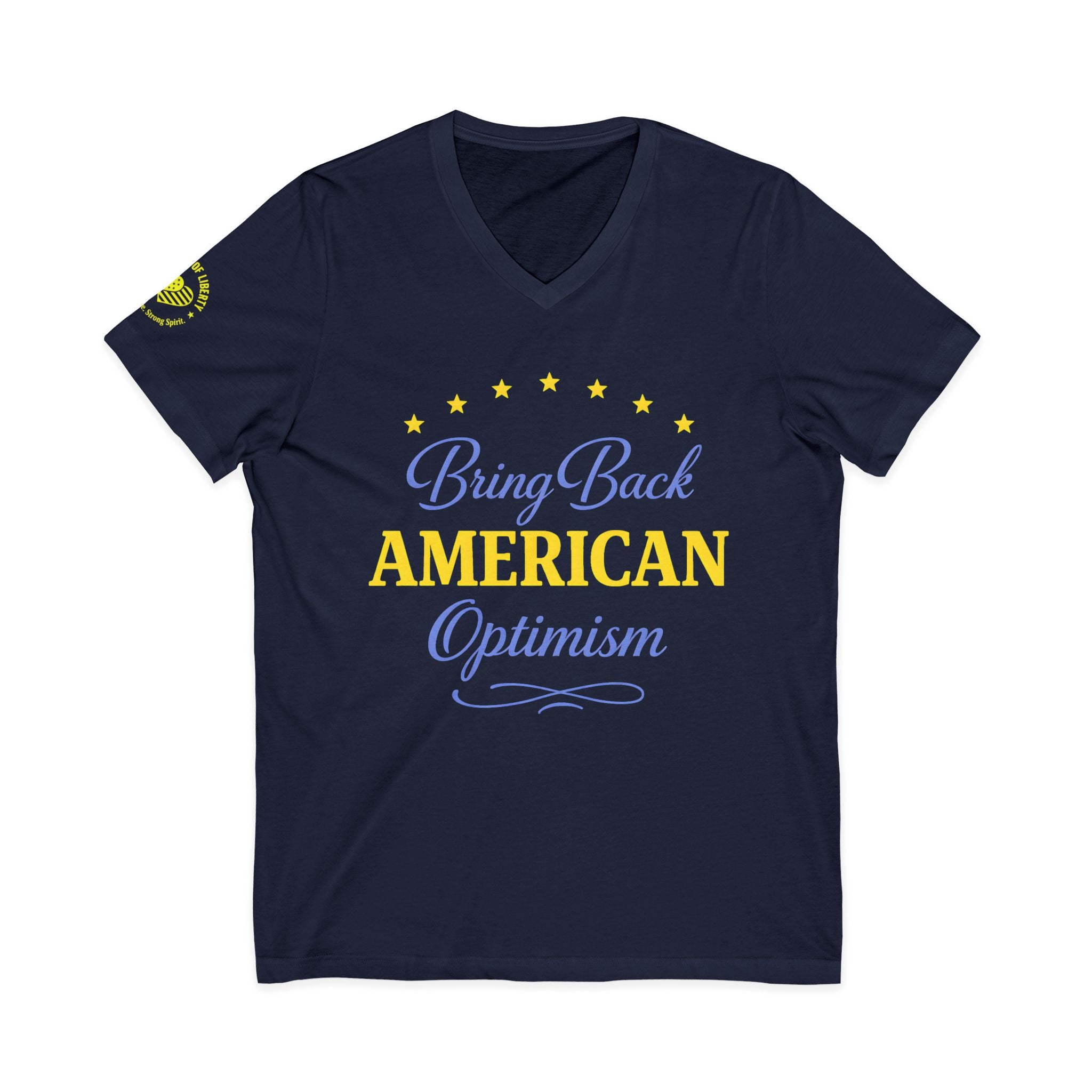 Bring Back American Optimism Unisex V-Neck T-Shirt