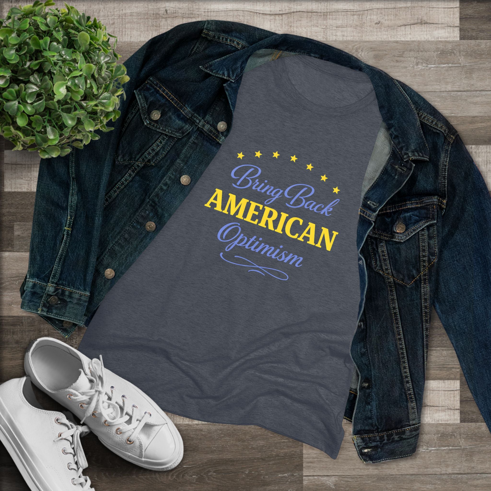 Bring Back American Optimism- Super Soft Triblend Tee