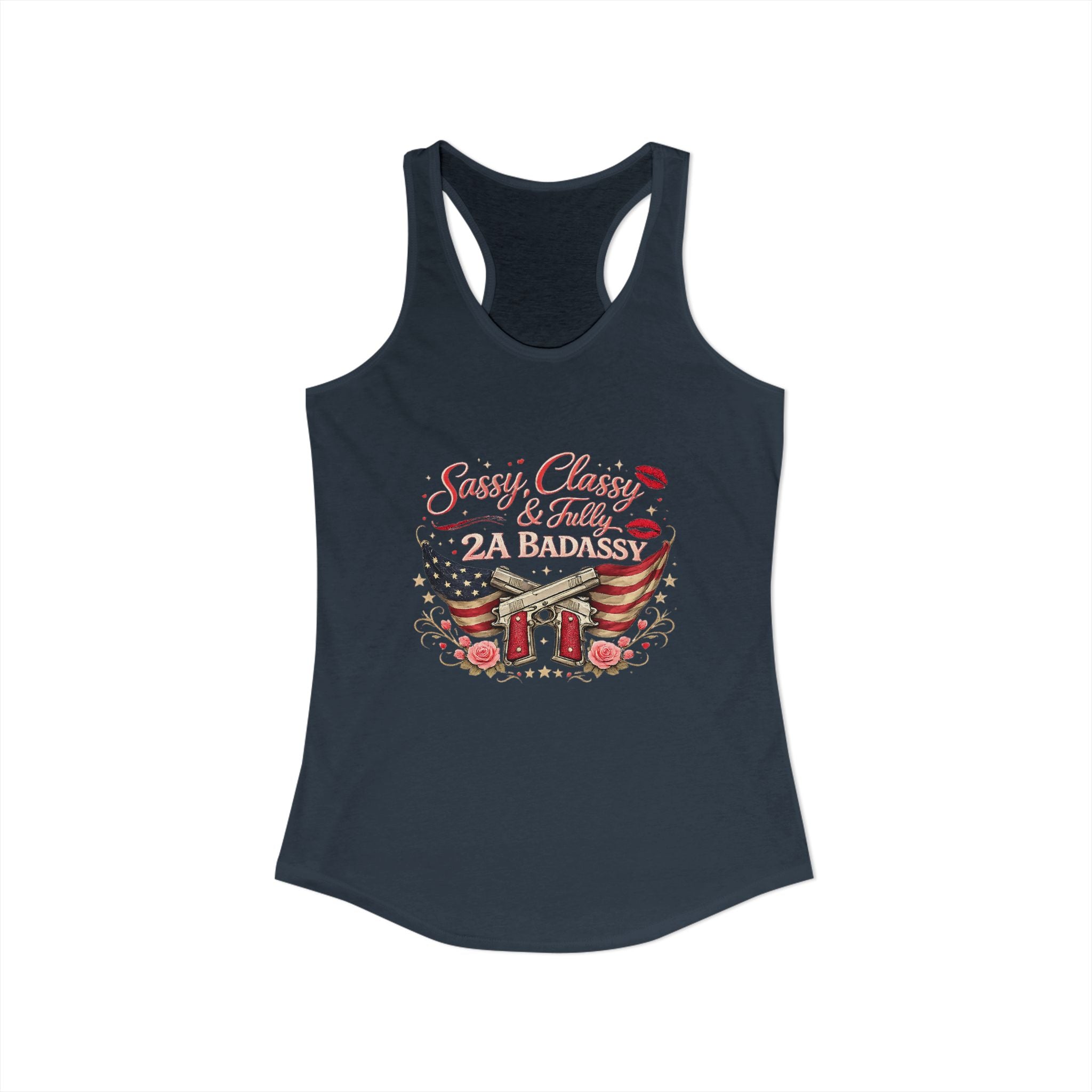 Sassy, Classy, 2A Badassy- Women's Super Soft Racerback Tank