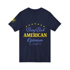 Bring Back American Optimism Unisex V-Neck T-Shirt