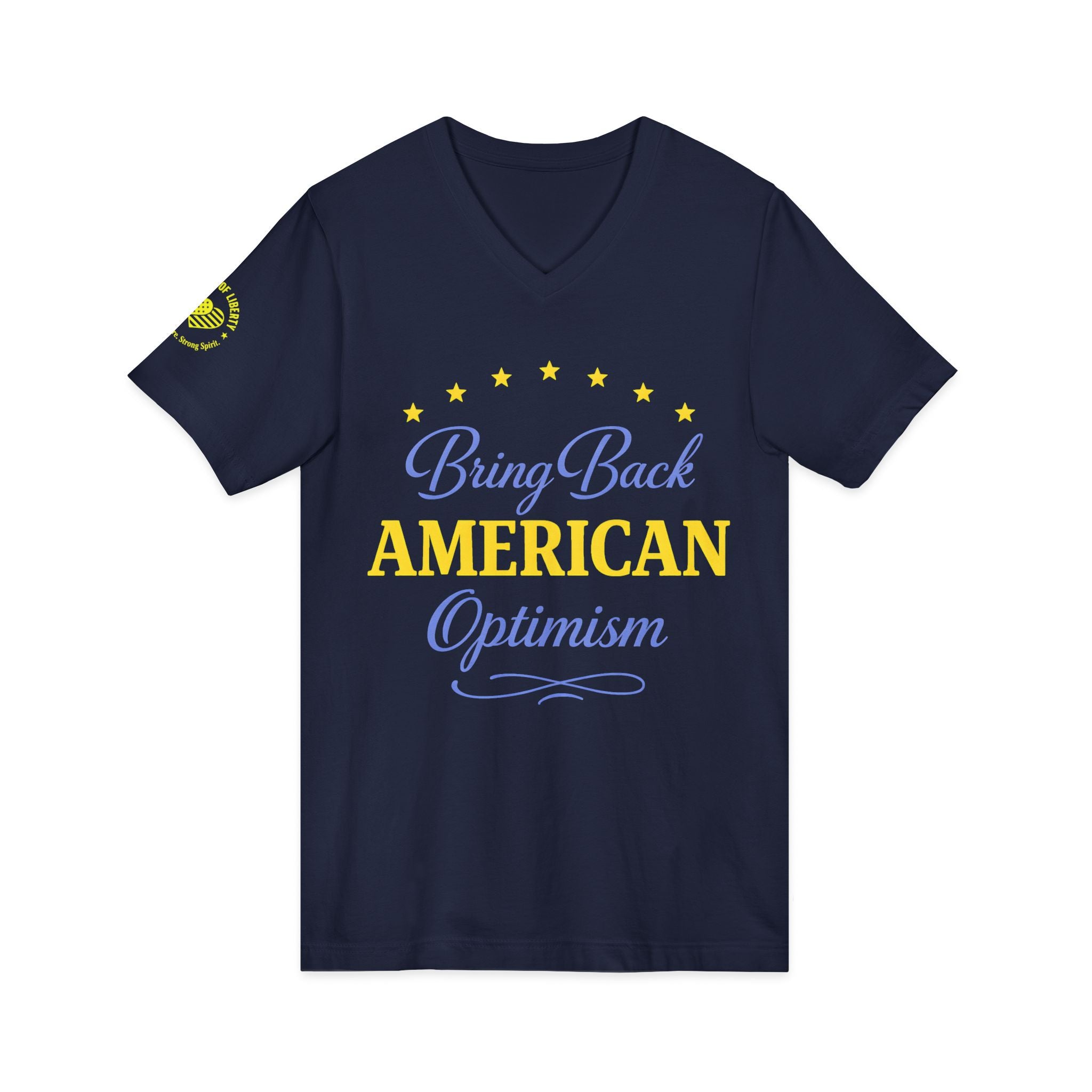 Bring Back American Optimism Unisex V-Neck T-Shirt