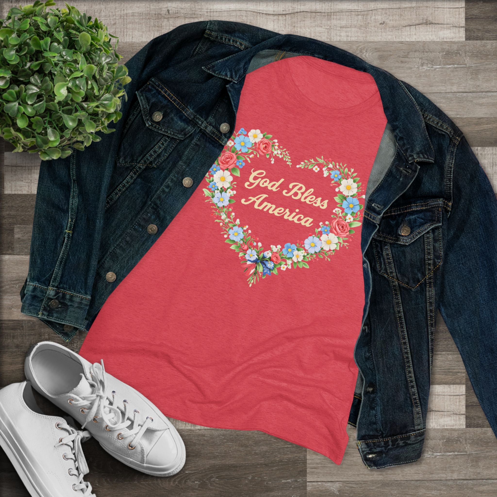 God Bless America- Women's Ultra Soft T-Shirt