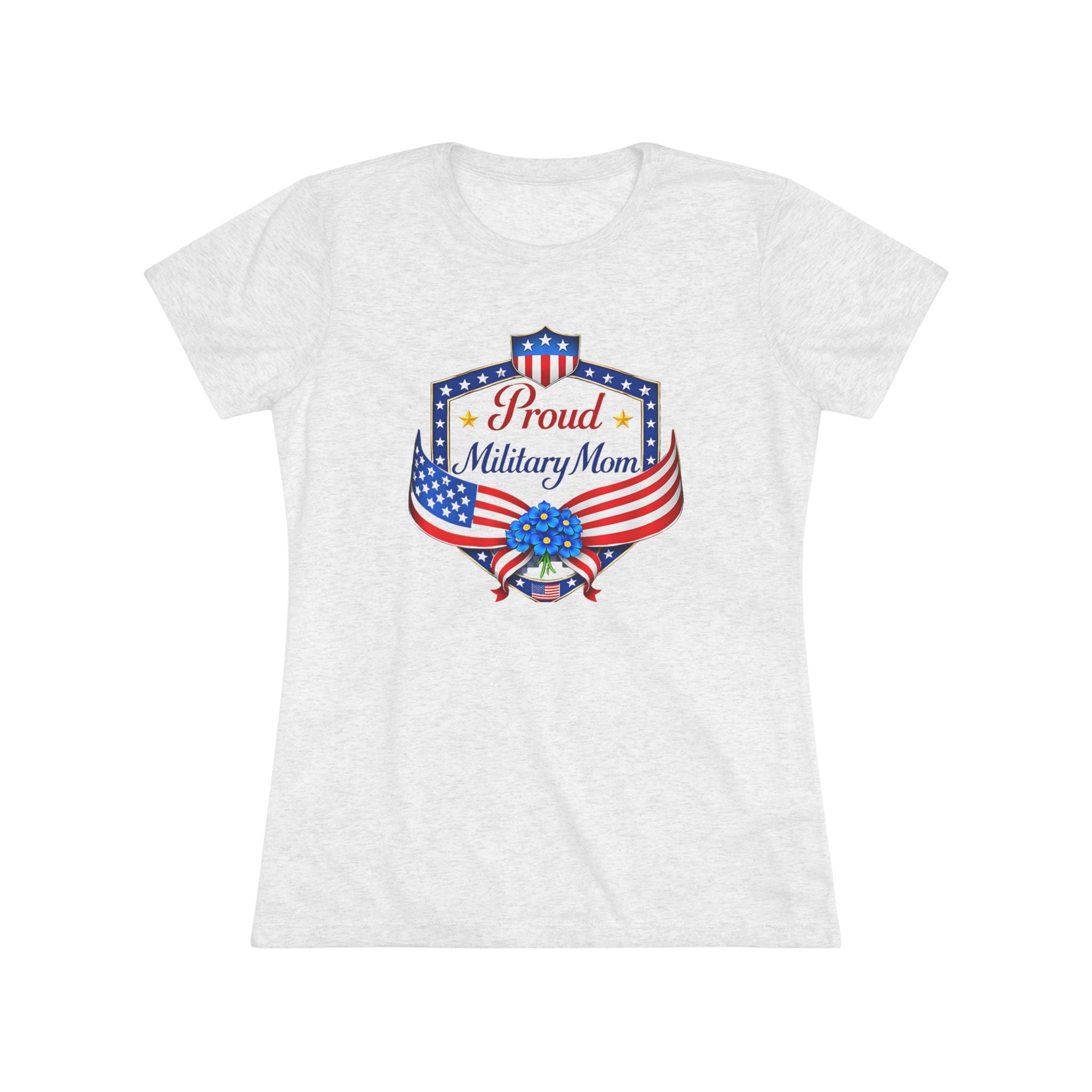 Proud Military Mom- Women's Ultra Soft T-Shirt