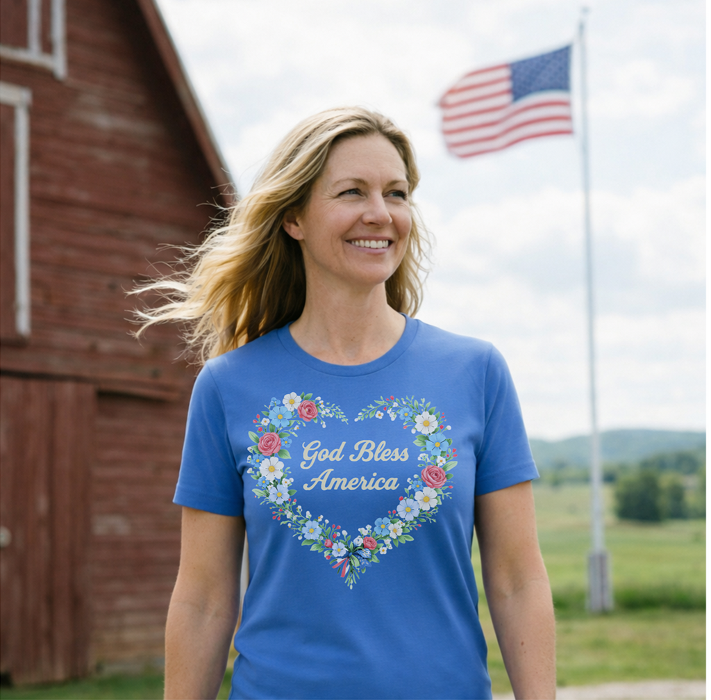 God Bless America- Women's Ultra Soft T-Shirt