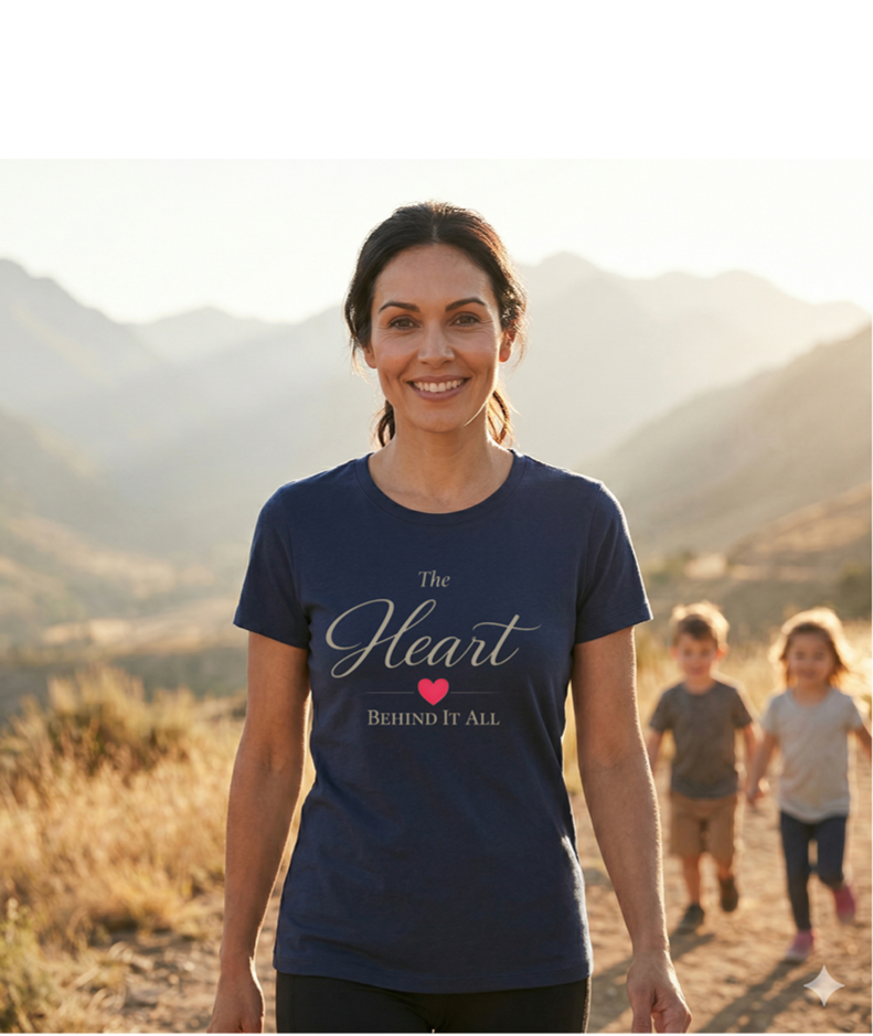 The Heart Behind it All- Super Soft Triblend Tee
