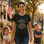 Tiny Humans. Big Attitudes. God Given Patience. Women's Super Soft T-Shirt
