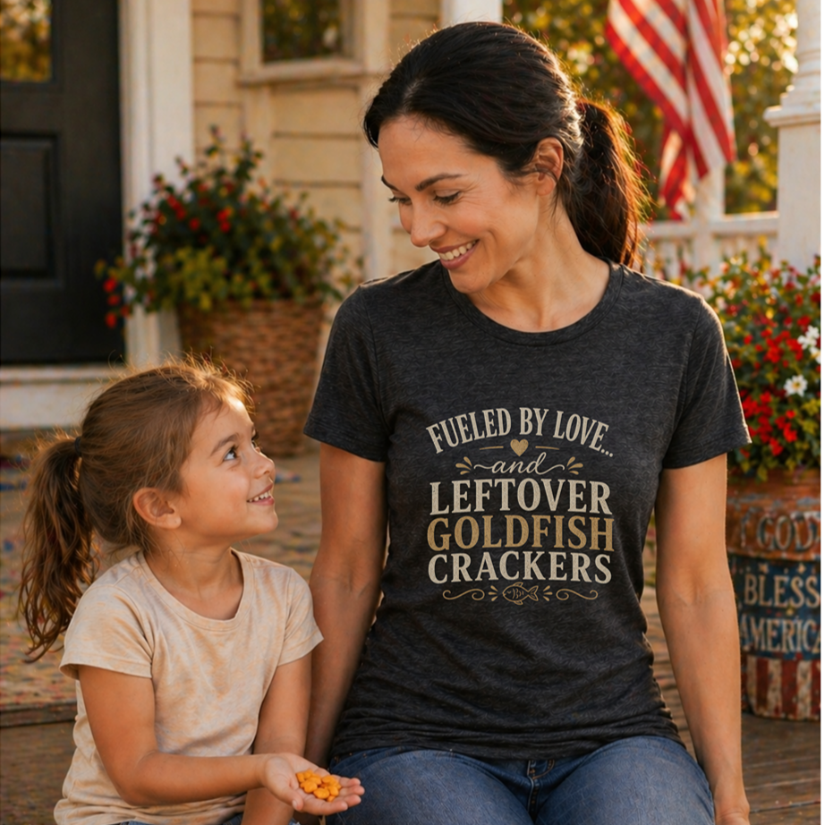 Fueled By Love & Goldfish- Super Soft Women's T-Shirt